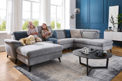 Tango-LE26 von Polsteria - Wohnlandschaft rechts grey