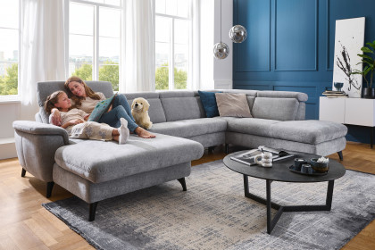 Tango-LE26 von Polsteria - Wohnlandschaft rechts grey