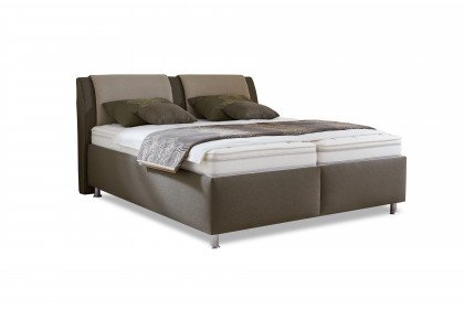 Tara 2.0 von Oschmann - Polsterbett KT 0327 stone 200 x 200 cm