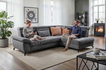 Vanity von Sit & More - Sofaecke rechts anthrazit