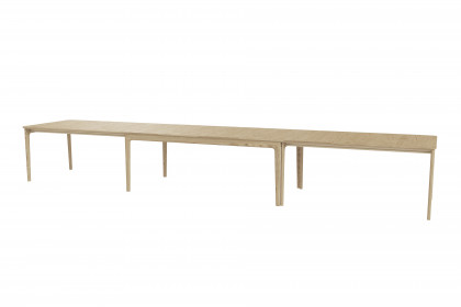 #27 Dining Table von Skovby - Esszimmertisch ausziehbar, Eiche weiß geölt