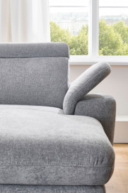 Tango-LE26 von Polsteria - Wohnlandschaft links grey