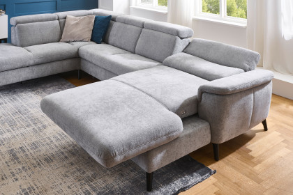Tango-LE26 von Polsteria - Wohnlandschaft links grey
