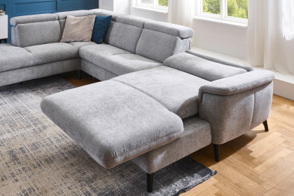 Tango-LE26 von Polsteria - Wohnlandschaft links grey