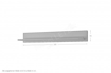 Pasadena von set one by Musterring - Wandboard in Kaschmir