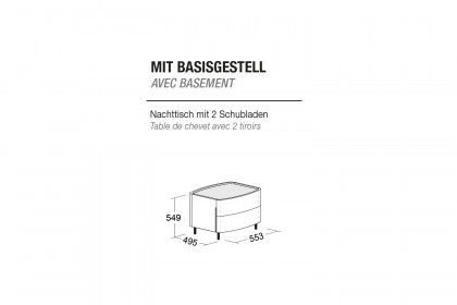 Oliver von Morassutti - Nachttisch Eiche-Furnier Rovere moka
