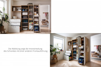 Hanna von Wittenbreder - Mehrzweckschrank in Lava und Wildeiche