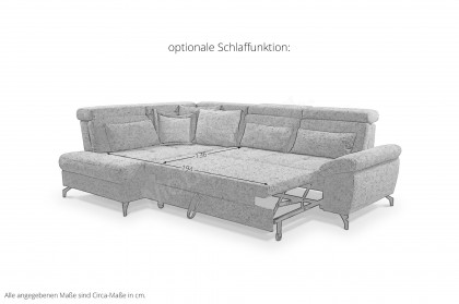 Vanity von Sit & More - Sofaecke links anthrazit