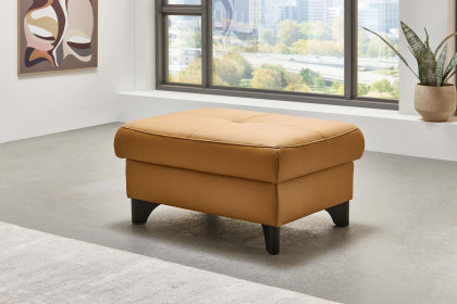 PN-EM23166 von Polinova - Ledersofa Variante links kurkuma