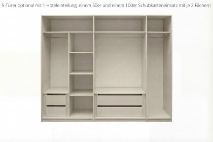 Tom von Elfo Möbel - Schrank mit 4 Türen: 2 x Eichenholz & 2 x Akustikpaneel