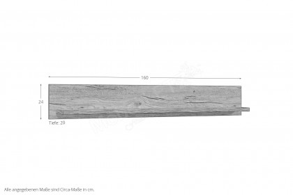 Olsberg von IDEAL Möbel - Wandboard in Eiche Gustavson