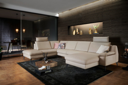 HU-PC23006 von Hukla - Wohnlandschaft links pearl