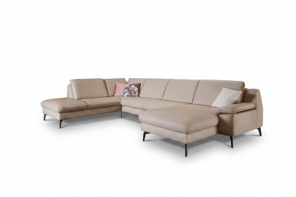 HU-PC23006 von Hukla - Wohnlandschaft links pearl