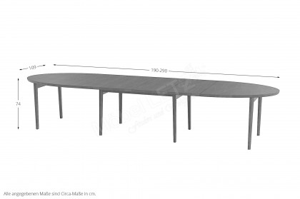 #78 Dining Table von Skovby - Esszimmertisch ca. 190 x 109 cm