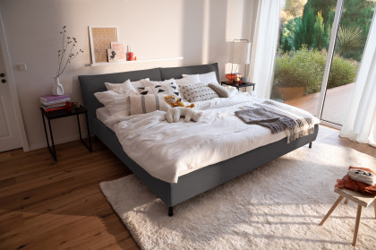 Pisa von Candy Sleep - Polsterbett anthrazit