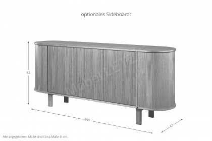 #115 Dining Table von Skovby - Funktionstisch in Nussbaum lackiert