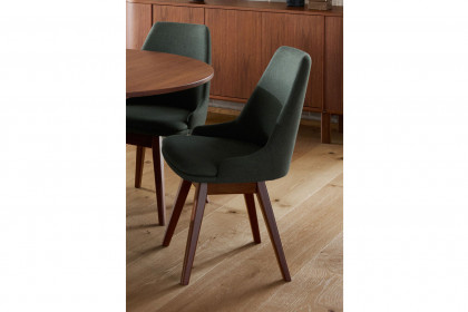 #115 Dining Table von Skovby - Funktionstisch in Nussbaum lackiert