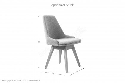 #115 Dining Table von Skovby - Funktionstisch in Nussbaum lackiert
