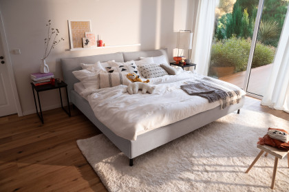 Pisa von Candy Sleep - Polsterbett silver