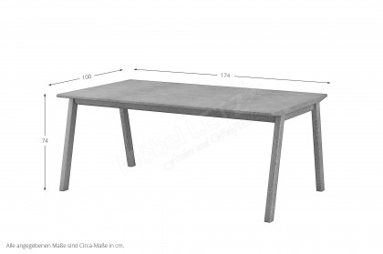 #140 Dining Table von Skovby - Tisch ca. 174 x 100 cm
