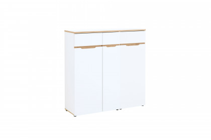 Memphis-Office von Innostyle - Büromöbelset mit Kantendesign in Artisan Eiche