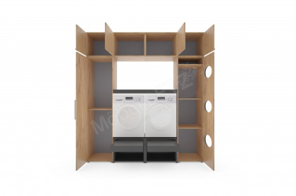 Hanna von Wittenbreder - Mehrzweckschrank in Wildeiche