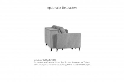 HU-LS23121 von Hukla - Schlafsofa silber
