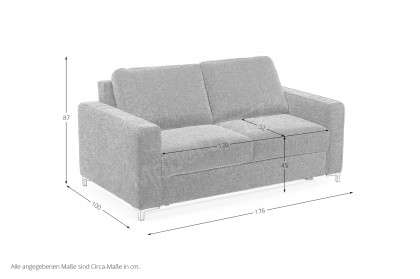 HU-LS23121 von Hukla - Schlafsofa silber