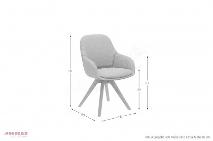 Stuhl 931 von ANREI - Stuhl aus massiver Asteiche