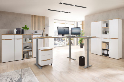 Memphis-Office von Innostyle - Büromöbelset mit hoher Aktenschrankkombi