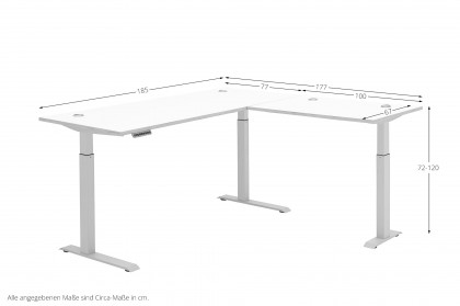 Memphis-Office von Innostyle - Büromöbelset mit hoher Aktenschrankkombi
