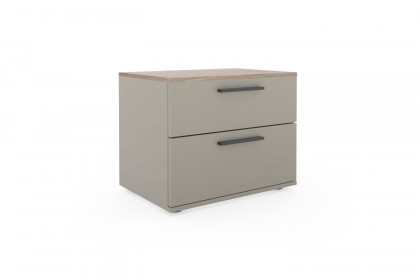 Cuneo-sleeping von Disselkamp - Schlafzimmer taupe - Balkeneiche