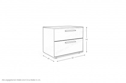Cuneo-sleeping von Disselkamp - Schlafzimmer taupe - Balkeneiche