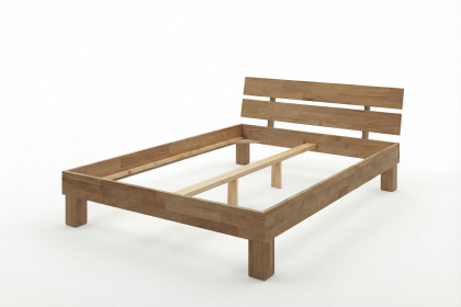 Jenny von Elfo Möbel - Futonbett 140x200 cm Wildeiche + Stauraum-Bettkästen