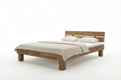 Jenny von Elfo Möbel - Futonbett 140x200 cm Wildeiche + Stauraum-Bettkästen