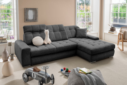 Frido von Benformato - Ecksofa rechts anthrazit