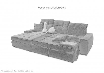 Frido von Benformato - Ecksofa links anthrazit