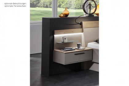 Cuneo-sleeping von Disselkamp - Schlafzimmer-Vorzugsset Eiche - taupe