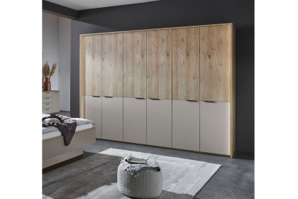 Cuneo-sleeping von Disselkamp - Schlafzimmer-Vorzugsset Eiche - taupe