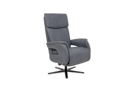 Viona Style Lazyline von Polsteria - Relaxsessel grey-blue