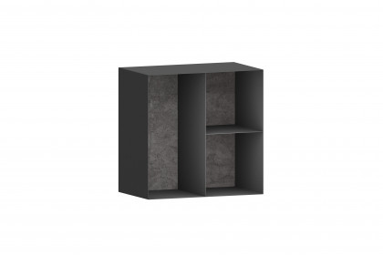 Vinci von LEONARDO Living - Hängeregal Metall mit Keramik in Stone
