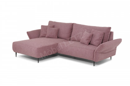 Vanilla von Benformato - Ecksofa brombeere