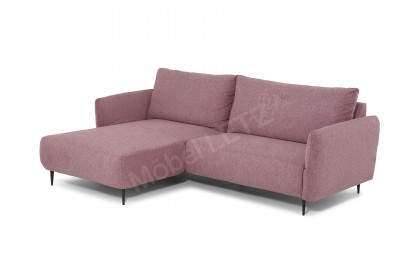Vanilla von Benformato - Ecksofa brombeere