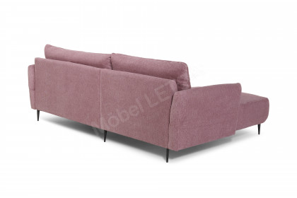 Vanilla von Benformato - Ecksofa brombeere