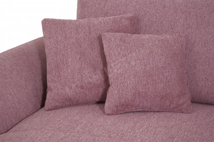 Vanilla von Benformato - Ecksofa brombeere