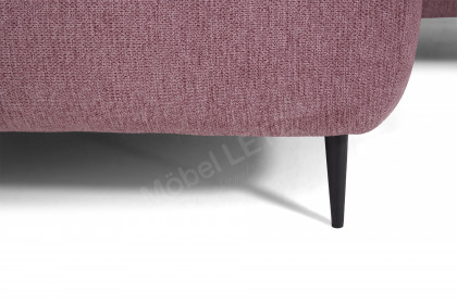 Vanilla von Benformato - Ecksofa brombeere