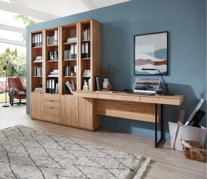 Baabe von Stralsunder - Homeoffice-Regal in Risseiche