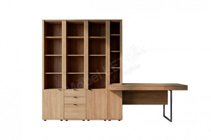 Baabe von Stralsunder - Homeoffice-Regal in Risseiche
