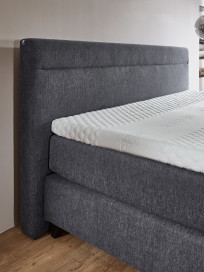 HU-BX25023 von Hukla - Boxspringbett KT 25023 anthrazit