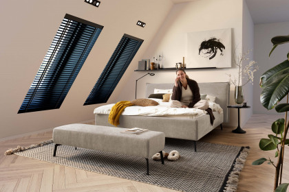 Ilva-Dream von Candy Sleep - Polsterbett taupe